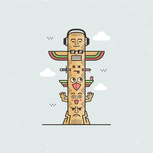 Illustration Totem